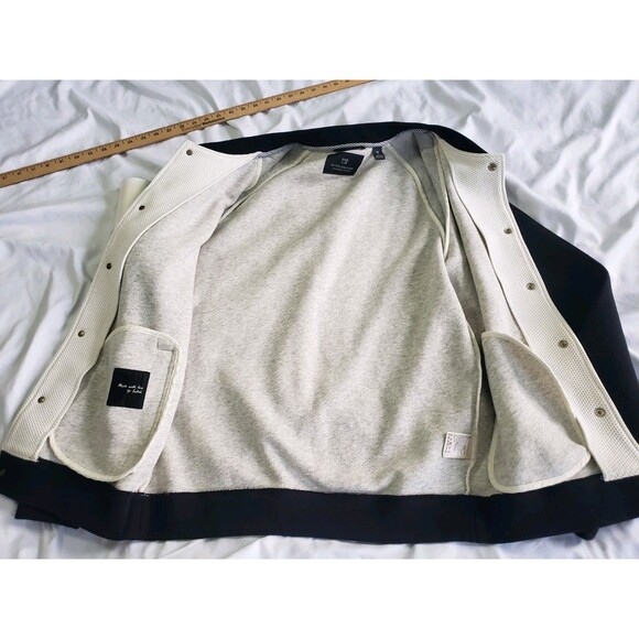 Scotch & Soda Black and White Bomber Jacket - Picture 3 of 14